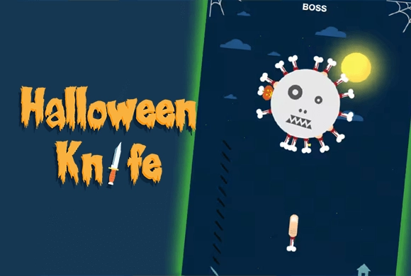 Halloween Knife Hit MiniGame