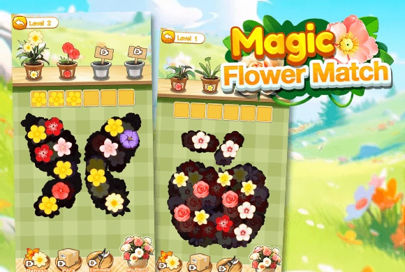 Magic Flower Match MiniGame